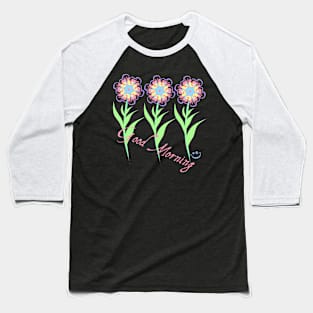 Beautiful Flowers Baseball T-Shirt